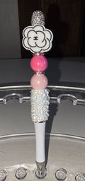 Pink & White Designer-Inspired Flower Pen|$10 Ready to Ship