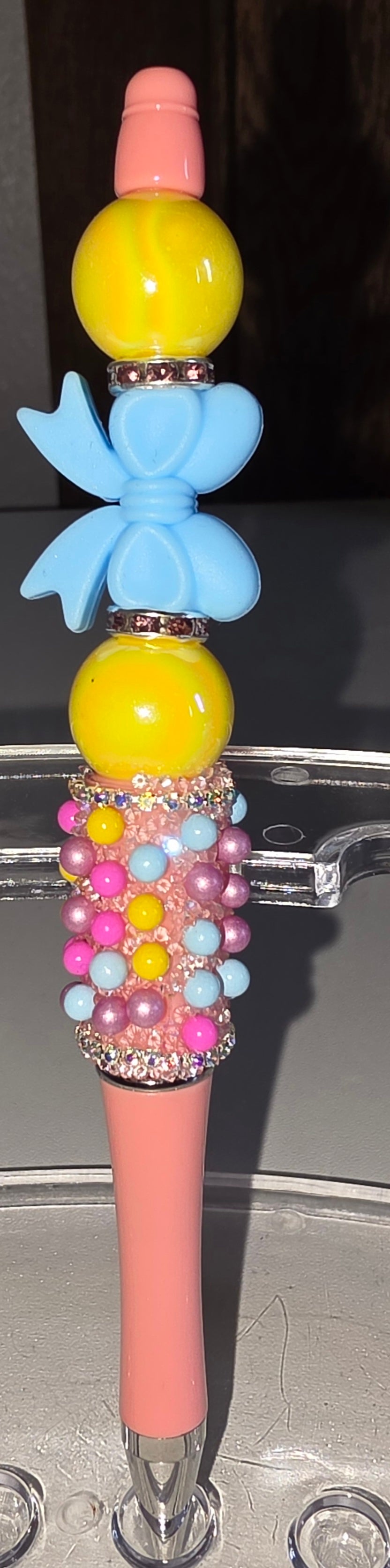 Blue Bow Pen|$10 Ready to Ship