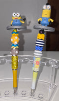 Minion Character Beaded Pens | Ready to Ship | $12