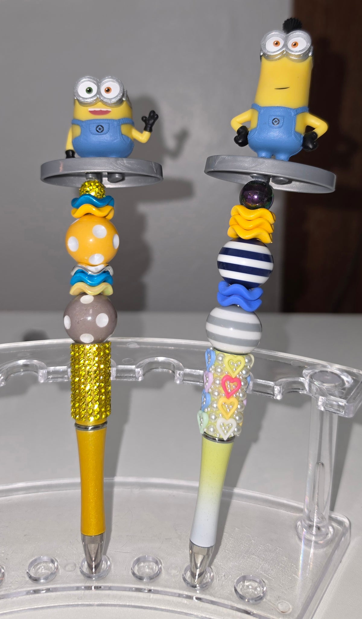 Minion Character Beaded Pens | Ready to Ship | $12