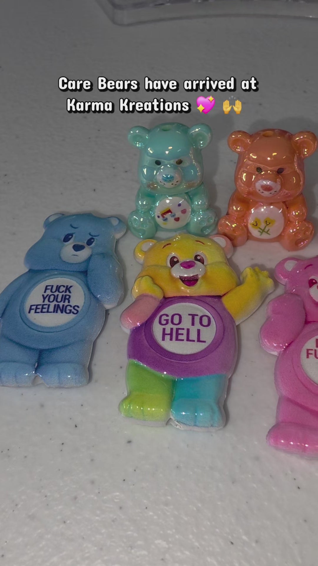 🌈 Care Bear Beaded Pens|$8 Pens