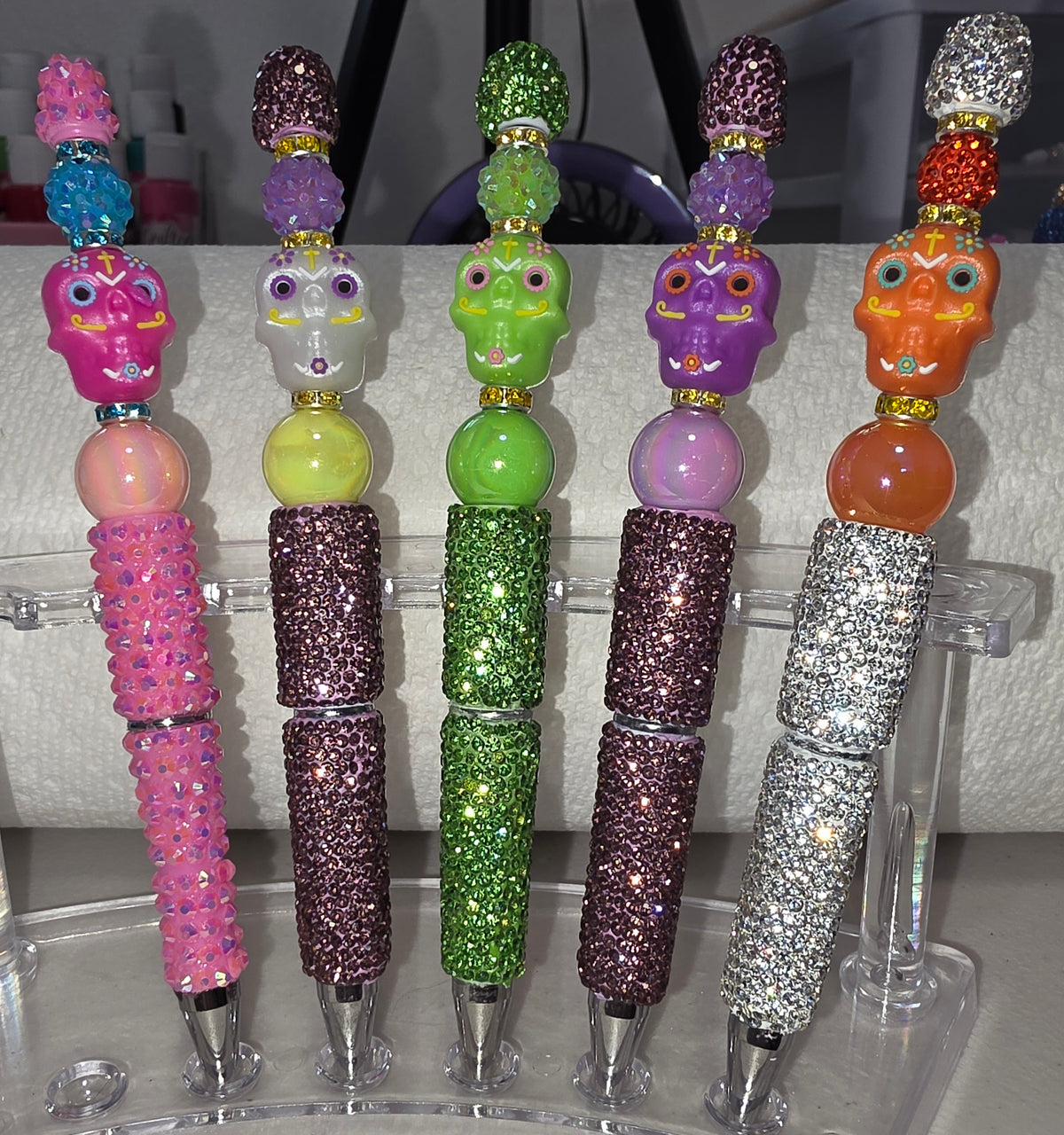 Sugar Skull Bling Pens | $8 Pens